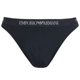 Emporio Armani Essential Microfiber Thong 111215 8P719 Marine Mens Underwear