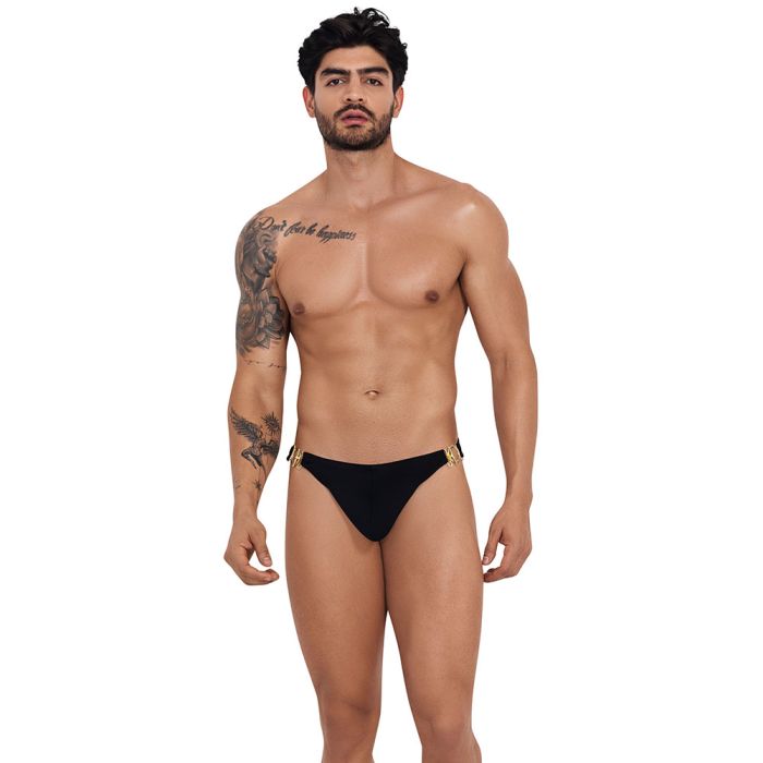 Sexy Latin Male Model In Black Underwear