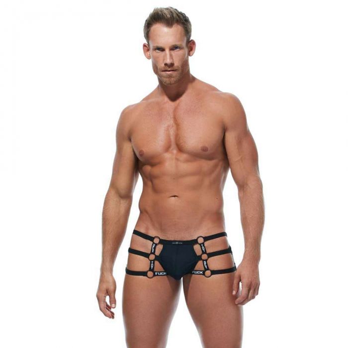 Leather jock strap by Gregg homme, Black Leather Jockstrap