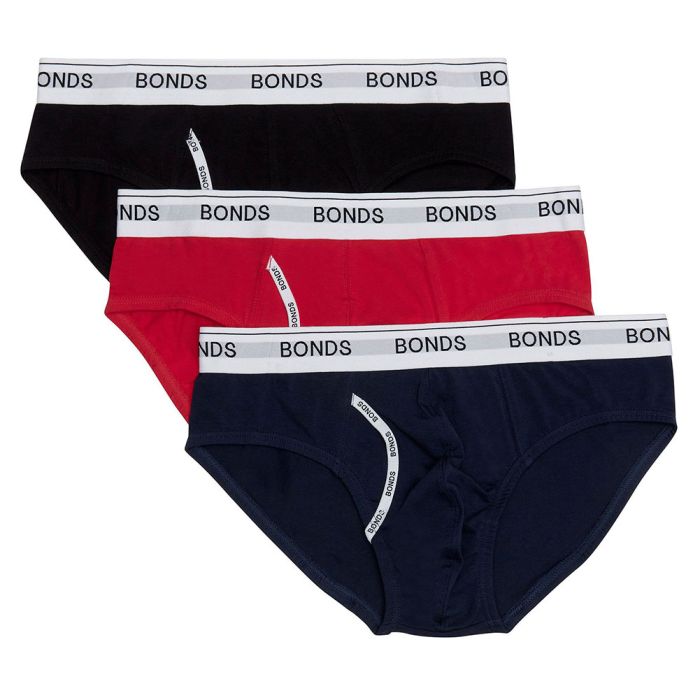 Bonds 5 pack black mens guyfront trunks briefs boxer shorts comfy