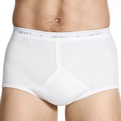 Jockey Classic Y-Front Value 3 Pack White M90003 mens underwear
