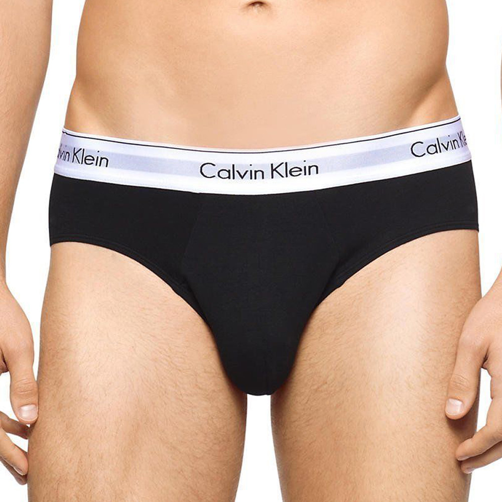 Calvin Klein Modern Cotton Stretch Hip Brief 2 Pack Nb1084 Black Ebay