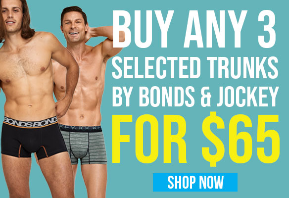 Any 3 Selected Trunks for $65